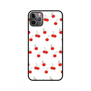 Apple iPhone 11 Series Cherries iPhone 11 Pro Hardshell Plastic Cute Phone Case